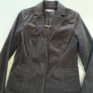 CABI brown corduroy stretch jacket, size M